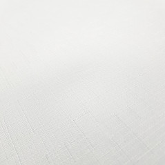 Biały obrus plamoodporny Nel Julia mankiet 6cm